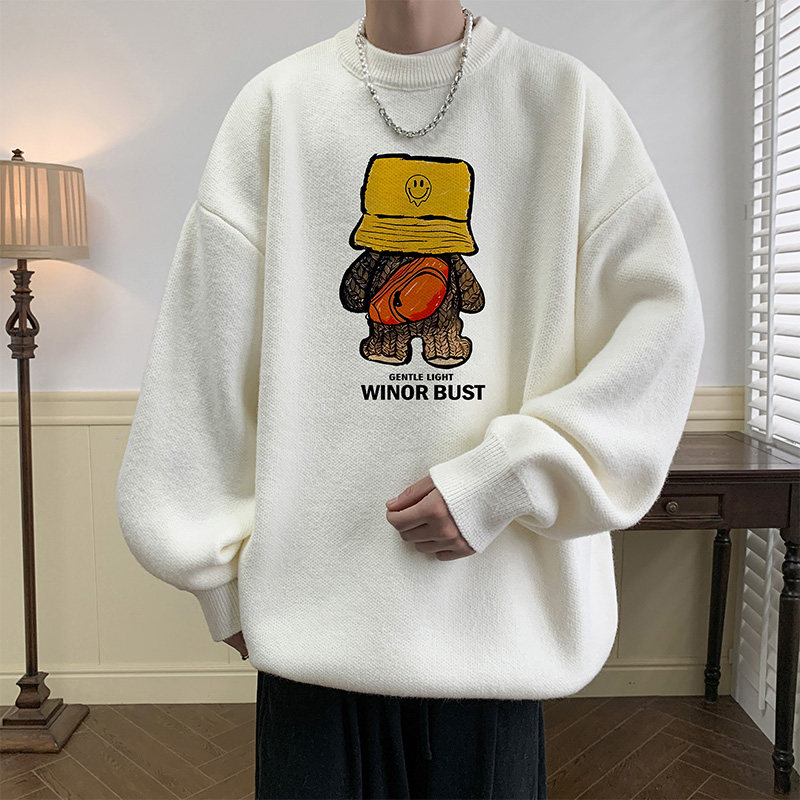 已注册直播抖音品质圆领半高领加厚毛衣男针织衫M7026P48控68，男装针织衫/毛衣，电商C408-1(原B339-1)