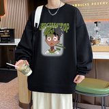 已注册供抖音直播品质重磅菠萝格圆领宽松男卫衣W2006P45控68，男装卫衣，电商C408-1(原B339-1)