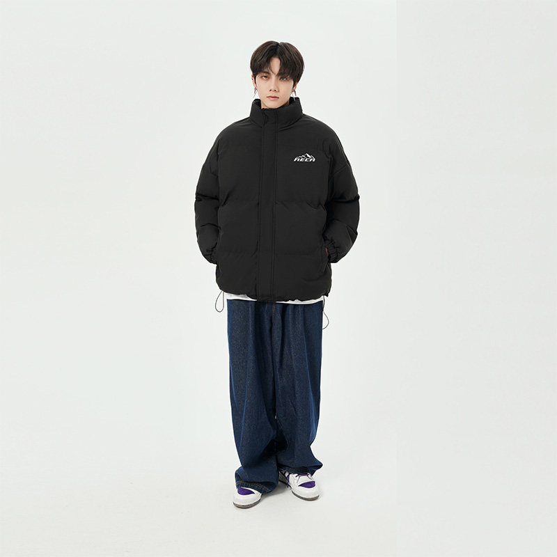 日系直播抖音高品质宽松男面包服羽绒棉棉衣外套M1049P90,男装棉衣,电商C408-1(原B339-1)