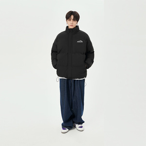 日系直播抖音高品质宽松男面包服羽绒棉棉衣外套M1049P90图片