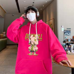 已注册港风抖音得物直播高品质男宽松连帽卫衣外套W5011P45控68图片