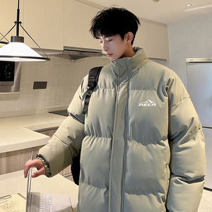 秋冬美式直播抖音高品质保暖宽松男面包服羽绒棉外套棉衣M1049P90图片
