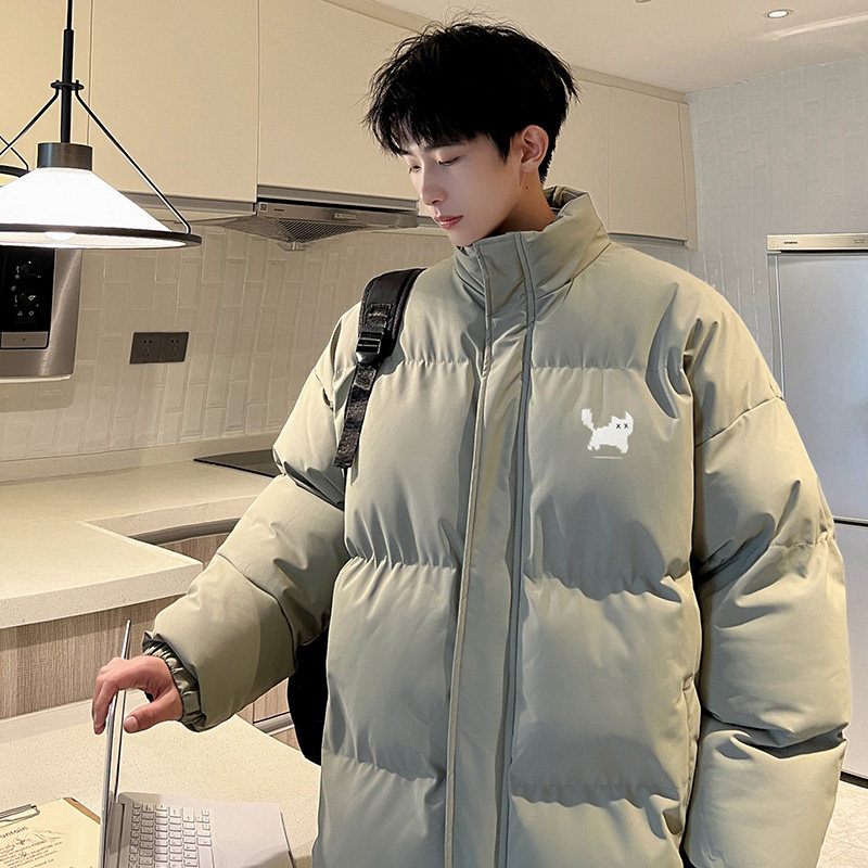 已注册美式直播抖音高品质男宽松面包服羽绒棉外套棉衣M1052P90,男装棉衣,电商C408-1(原B339-1)