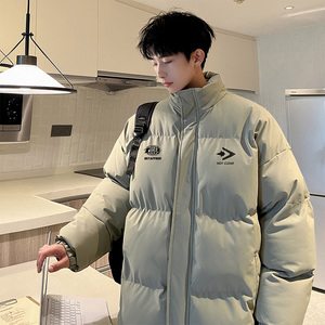 秋冬美式抖音直播高品质保暖宽松男面包服羽绒棉棉衣外套M1043P90图片