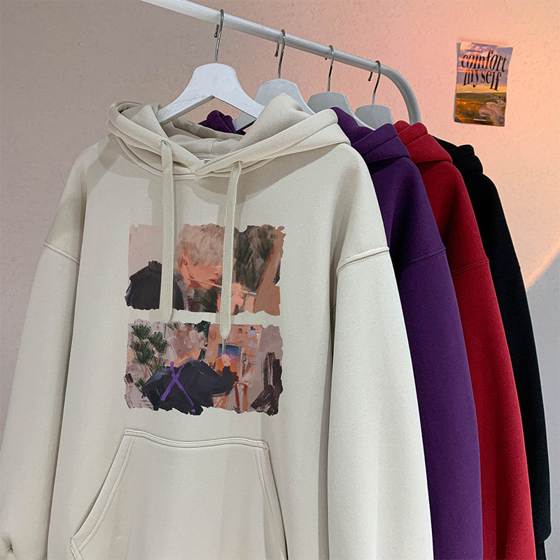 已注册重磅美式直播抖音品质加厚连帽卫衣外套W4116常规P38加绒48,男装卫衣,电商C408-1(原B339-1)