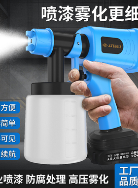 JFTOOIS高雾化精准控量手动喷漆枪乳胶漆喷涂机电动喷漆枪油漆