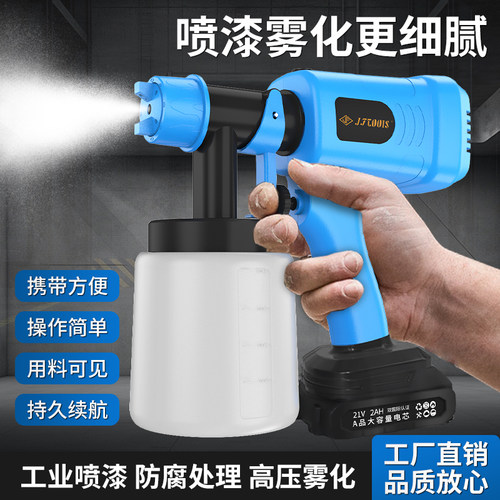 高雾化！电动喷漆枪！乳胶漆喷枪