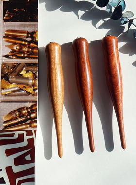 结衣英文书法Carrot萝卜矮胖直杆蘸水笔杆实木舒适哥特体意大利体