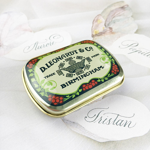 复古便携金属笔尖收纳盒