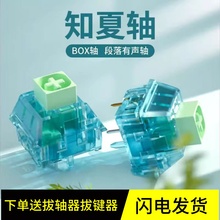 kailh凯华BOX知夏轴 空灵有声段落类青轴清脆机械键盘轴体开关5脚