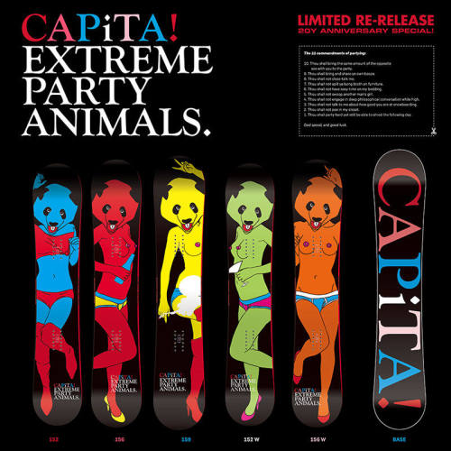 [正火雪具]2021CAPITA全球限量250片PANDA PARTY熊猫板