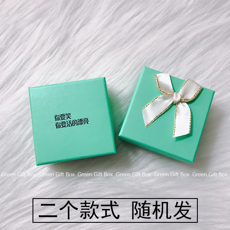 时尚复古蝴蝶结饰品盒耳钉包装盒创意戒指盒项链包装盒首饰盒