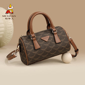 稻草人今年流行包包女斜挎包复古枕头包时尚 波士顿包高级感手提包