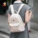 稻草人双肩包女2025新款 时尚 百搭背包大容量高级质感通勤旅游书包