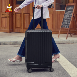 稻草人拉杆箱女2023新款旅行箱万向轮出差密码箱轮子耐用行李箱
