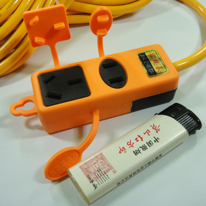 迷你型安全保护盖双面插座接线板插线板排插地拖插座充电延长线