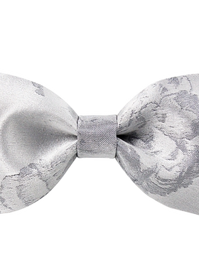 水墨中国风酒会bowtie灰色领结