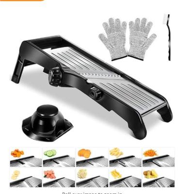 Kitchen Adjustable Manual Cutter Vegetable Mandoline Slicer