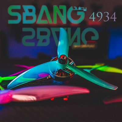 新品现货 乾丰 Gemfan Sbang 4934 新款 花飞桨 5寸 FPV 穿越机