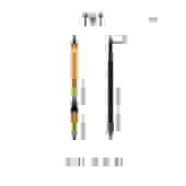 小行书 黑檀 楷书•云端 老凤眼竹 毛笔 仿宋款