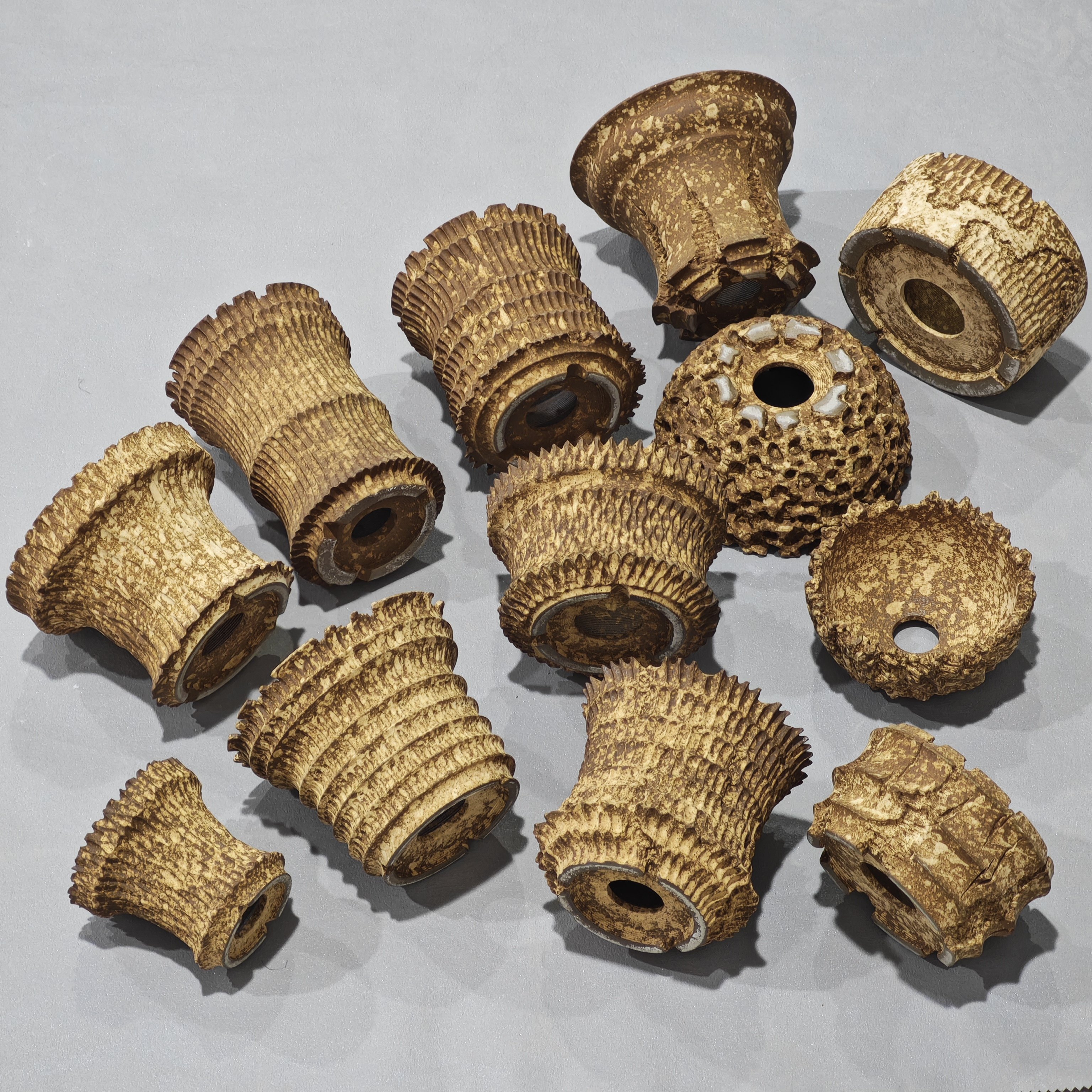 块根植物盆透气手工纹理陶瓷花盆敦煌色种植仙人球龙舌兰龟甲龙,家居饰品,花盆,淘宝优惠券,粉丝福利购,淘宝优惠卷