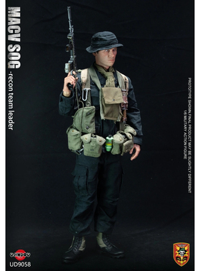 【定金包邮】御战道 1/6 越战美军MACV-SOG 侦察队队长 可动人偶