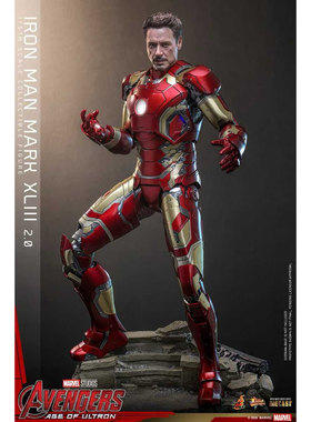 定金 HOTTOYS 1/6 复联2 奥创纪元 钢铁侠 Mark43 可动手办