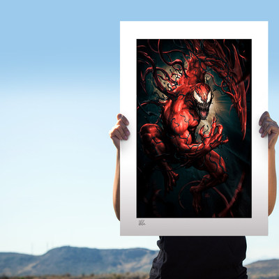 现货包邮 Sideshow 艺术画像  501585U 毒液 艺术画