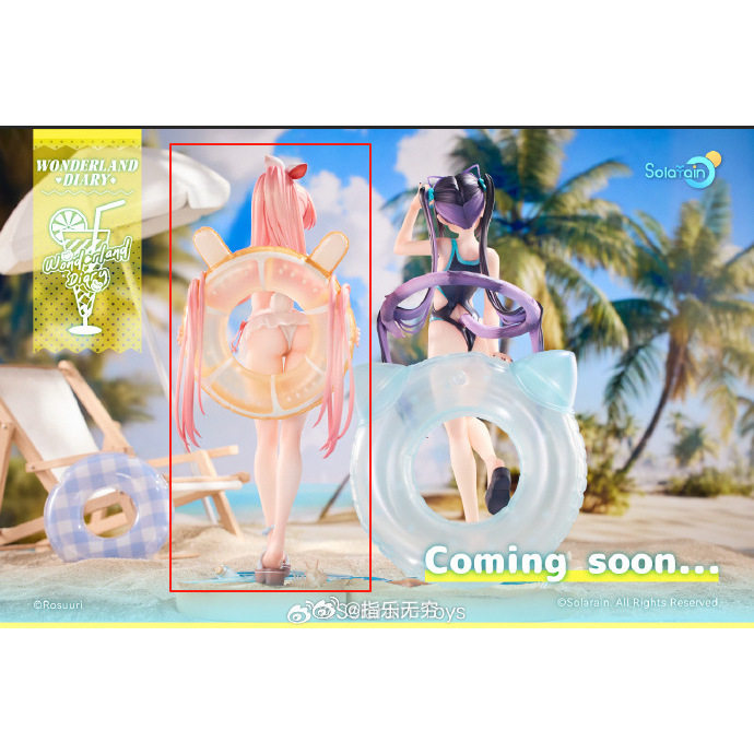 先行定金 Solarain Toys 青时雨 原创角色 白兔 Rosu 泳装 手办