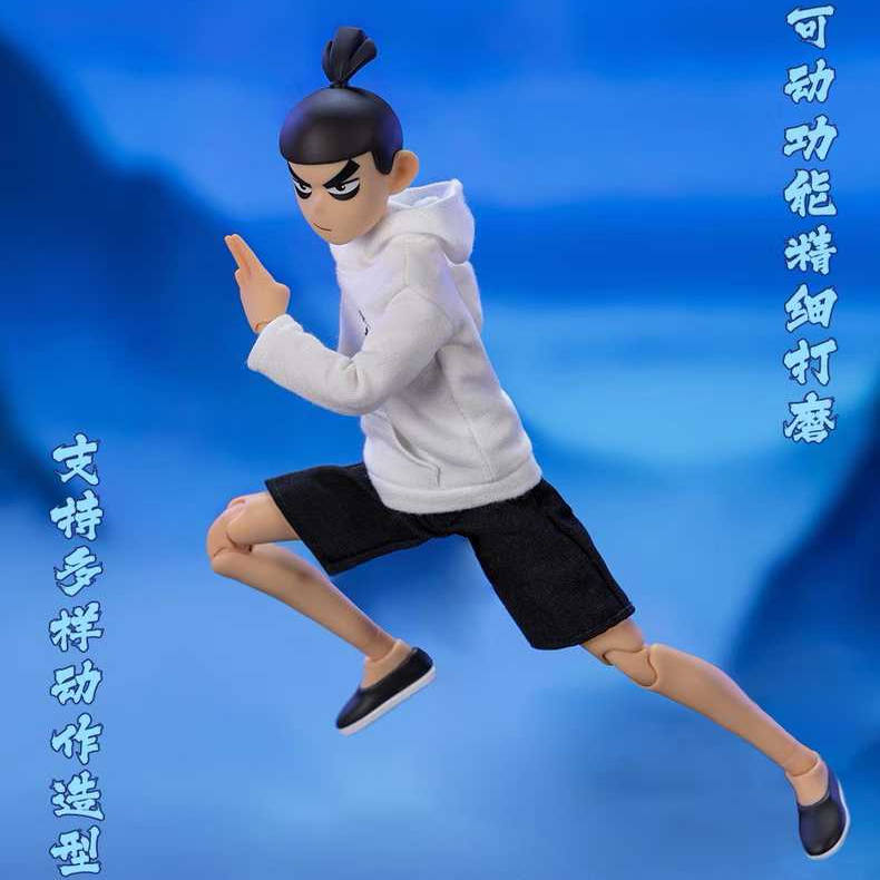 全款【定金】 刺客伍六七 泡泡玛特 共鸣GONG 布衣可动人偶