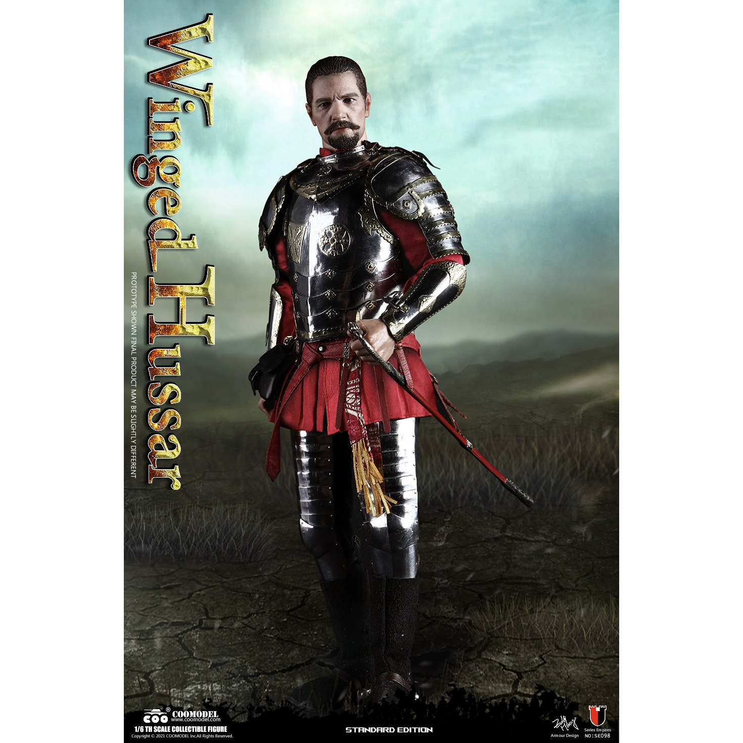 现货包邮 COOMODEL SE098 帝国系列 波兰羽翼骑兵标准版 可动人偶