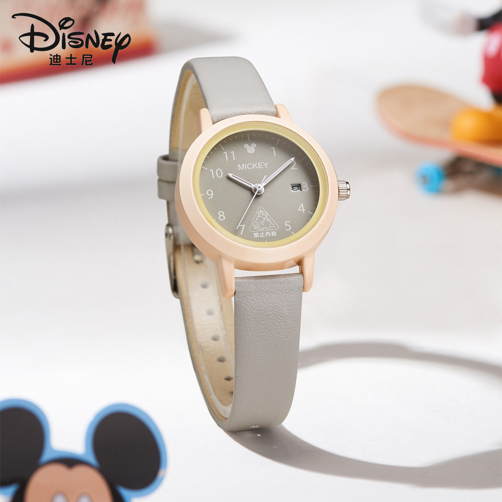 迪士尼手表女小表盘女生中学生