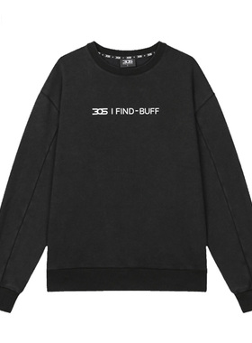 2024冬季新款宽松长袖重磅加绒刺绣字母秋冬运动卫衣 30523AW-028