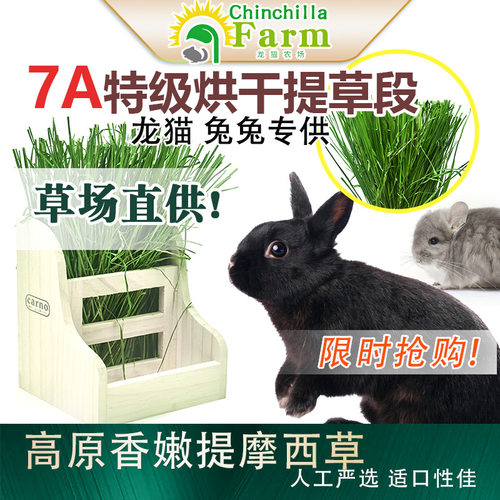 烘干提摩西草提草兔子龙猫干草