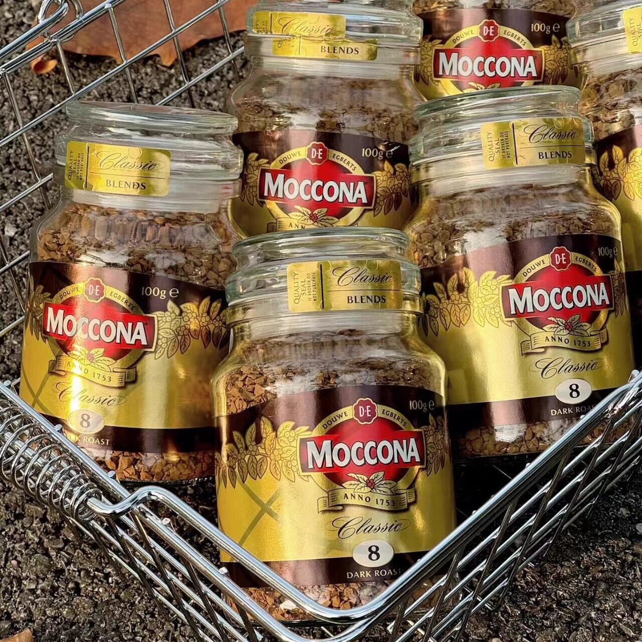 moccona黑咖啡冰美式深度烘焙