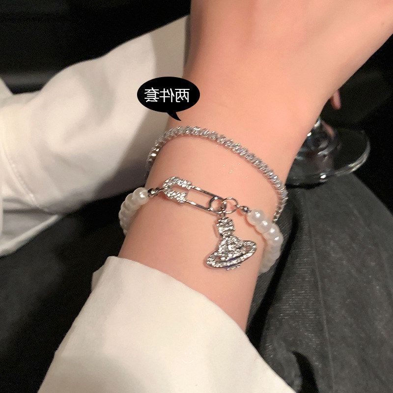 珠项链女纯银999配饰锁骨链首饰