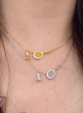 项链手链羽毛球拍代发设计钻韩版