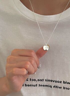 链平安高级感礼物清新平安夜百搭简约果设计轻奢小众锁骨吊坠项链