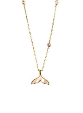 风新款贝壳项链女海豚直播网红链