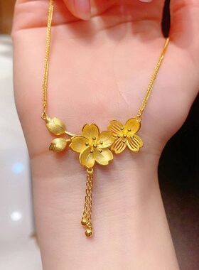 轻奢女链花朵流苏网红时尚气质