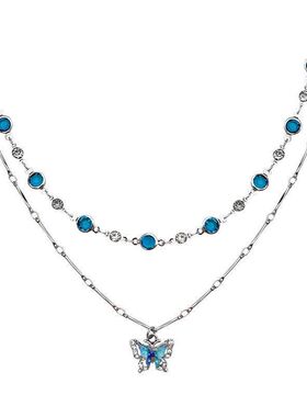 锆石层叠高级感轻奢配饰时尚链