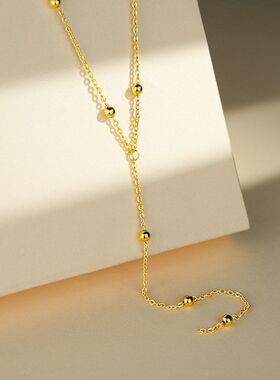 风流苏送女红锁骨链网女友ins