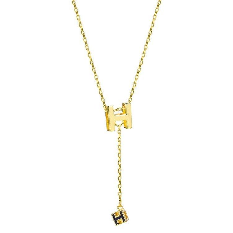 风项链女纯银999配饰锁骨链首饰珍珠高级感轻奢小众项坠装饰毛衣