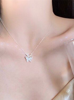 蝴蝶设计choker锁骨感新中式清冷