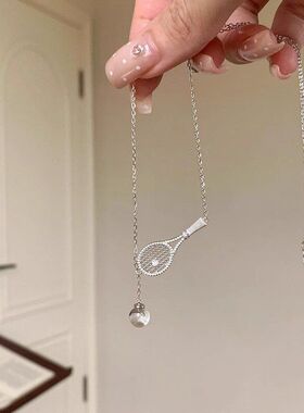 项链锁骨「高级感别出心裁链银色