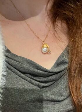 帽圣诞吊坠同款小红书星星项链