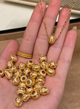 项链时尚路路通锁骨可设计感调节