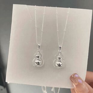 毛衣链代发葫芦高级感女项链货源直播轻奢小众民族风秋冬时来运转