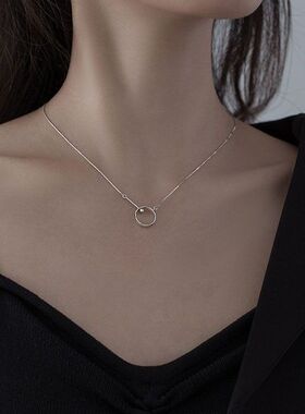 圆环旭日红链网饰品高级简约风