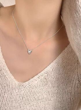 锁骨女轻颈链奢感个性批发链纹理